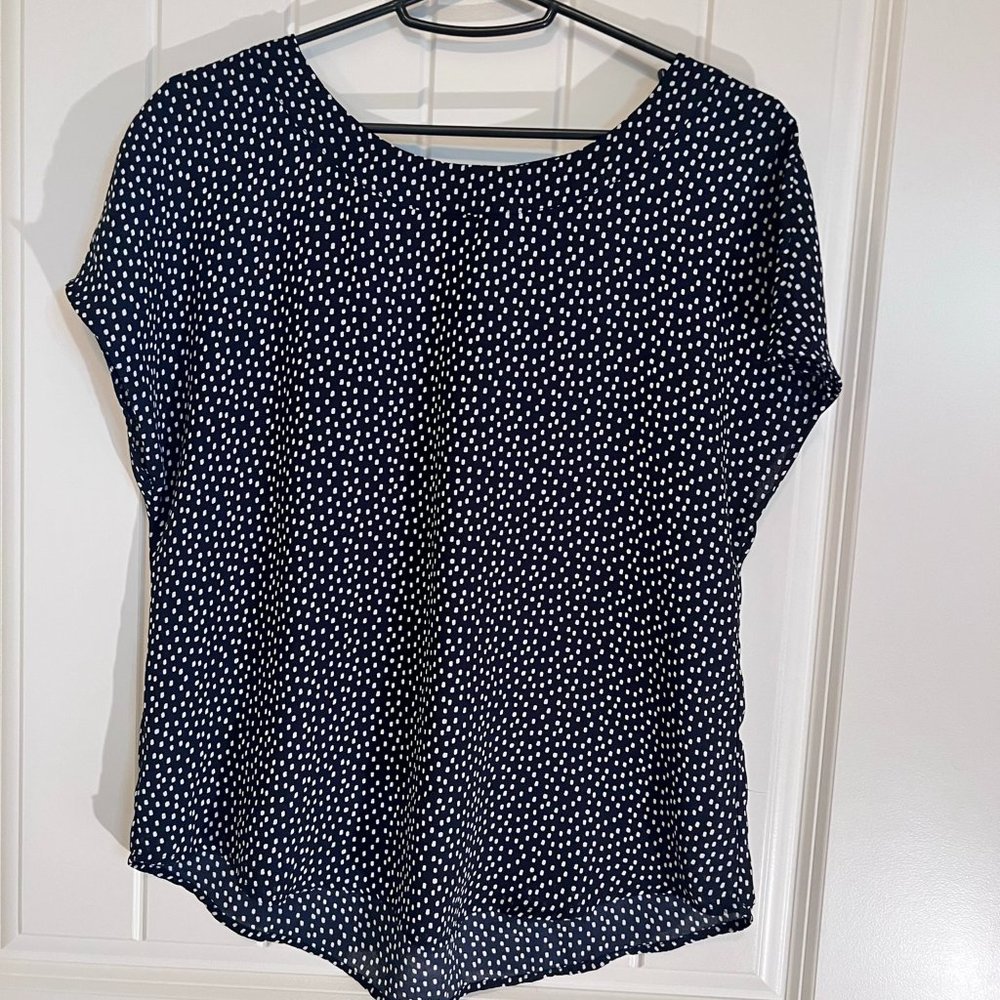 Banana Republic Black and White Blouse - Picture 1 of 4